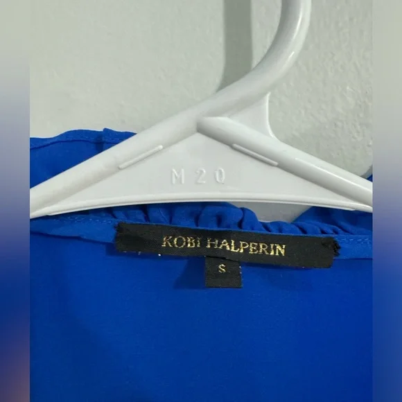 Kobi Halperin Women’s Blouse Blue Size S - Picture 3 of 4